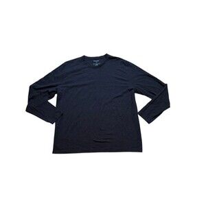 Tommy John T-Shirt Long Sleeve Modal Stretch Men's Size XL - Black - Base Layer